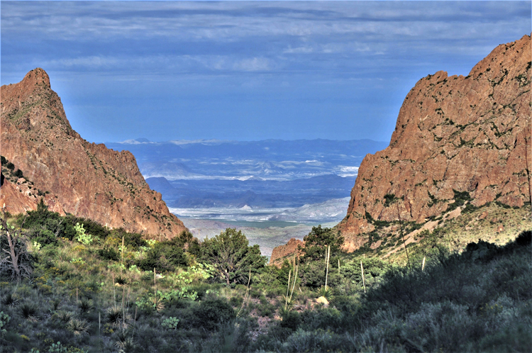 along the window trail